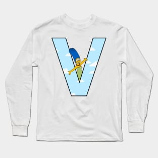 Simpsons letter Long Sleeve T-Shirt